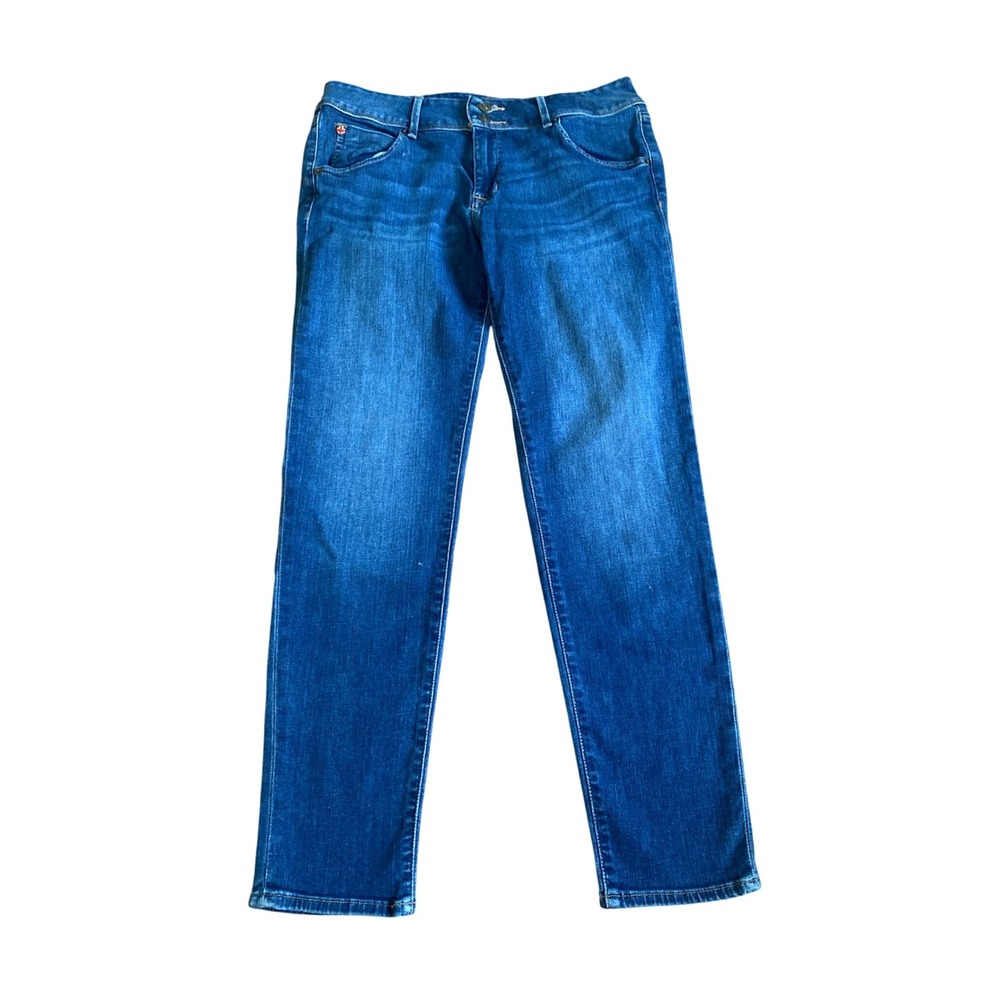 Hudson Collin Mid-Rise Skinny‎ Jeans Dark Wash Denim Women's Size 30